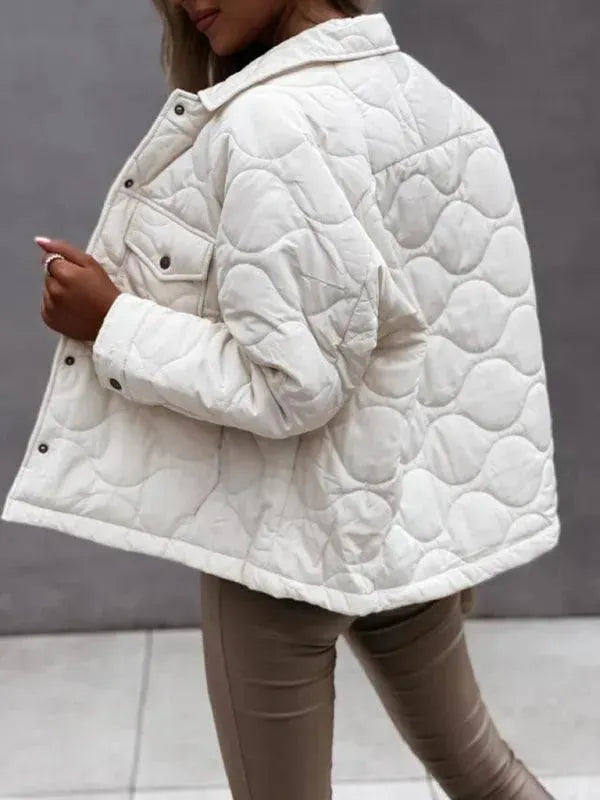 Drune | Stilvolle Lockere Damenjacke mit Knöpfen