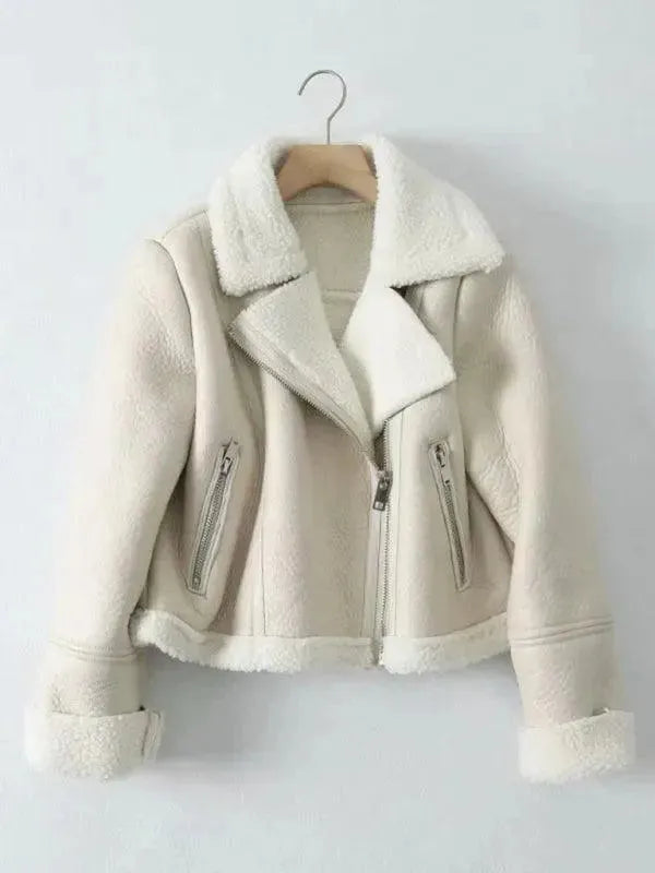 Drune | Stylische Lockere Reißverschluss Frauenjacke