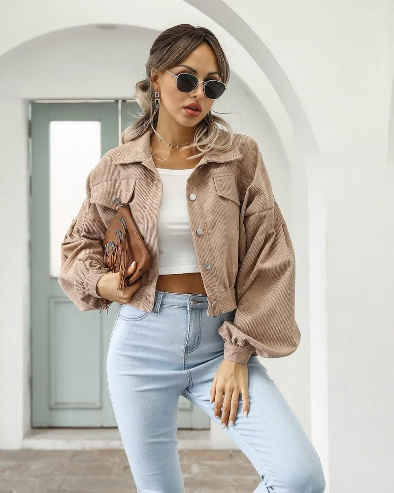 Drune | Stylische Kurze Jeansjacke