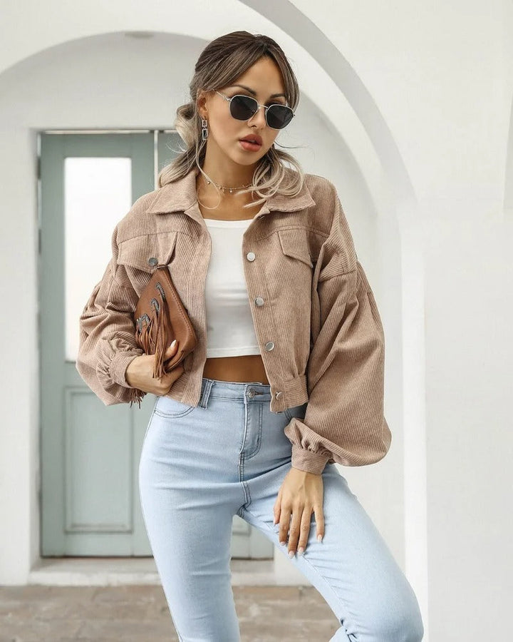 Drune | Stylische Kurze Jeansjacke