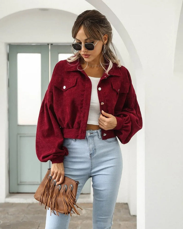 Drune | Stylische Kurze Jeansjacke