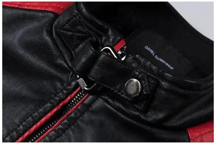 Drune | Stilvolle Slim-Fit Herren Leder Bikerjacke