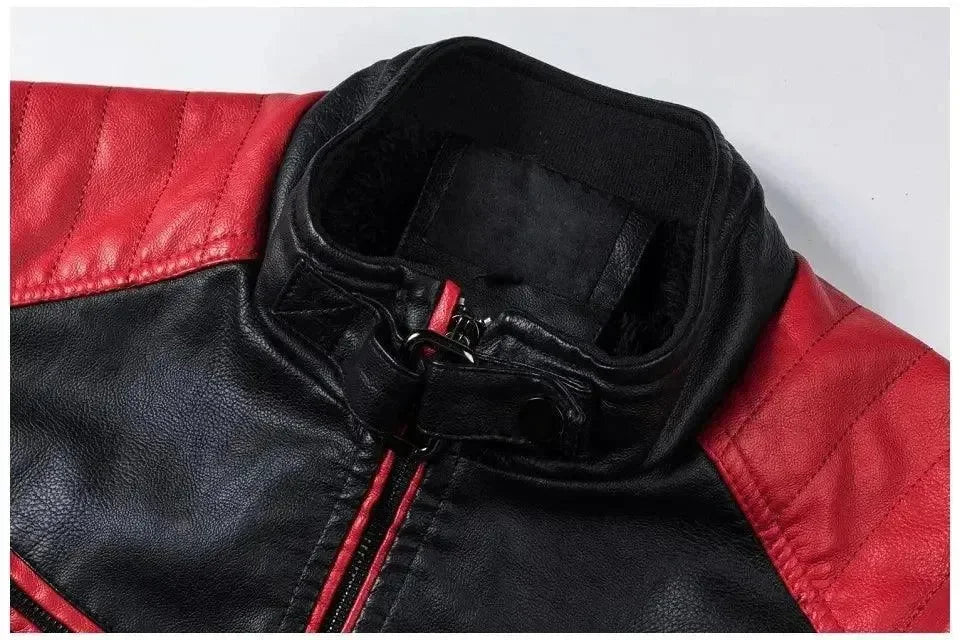 Drune | Stilvolle Slim-Fit Herren Leder Bikerjacke