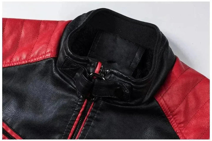 Drune | Stilvolle Slim-Fit Herren Leder Bikerjacke