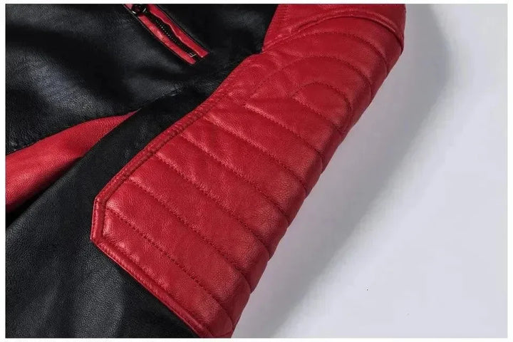 Drune | Stilvolle Slim-Fit Herren Leder Bikerjacke