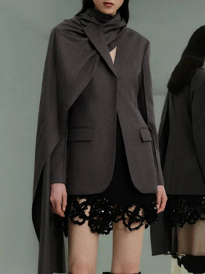 Drune | Lässige Chic Jacken für Damen mit Patchwork Bügeln