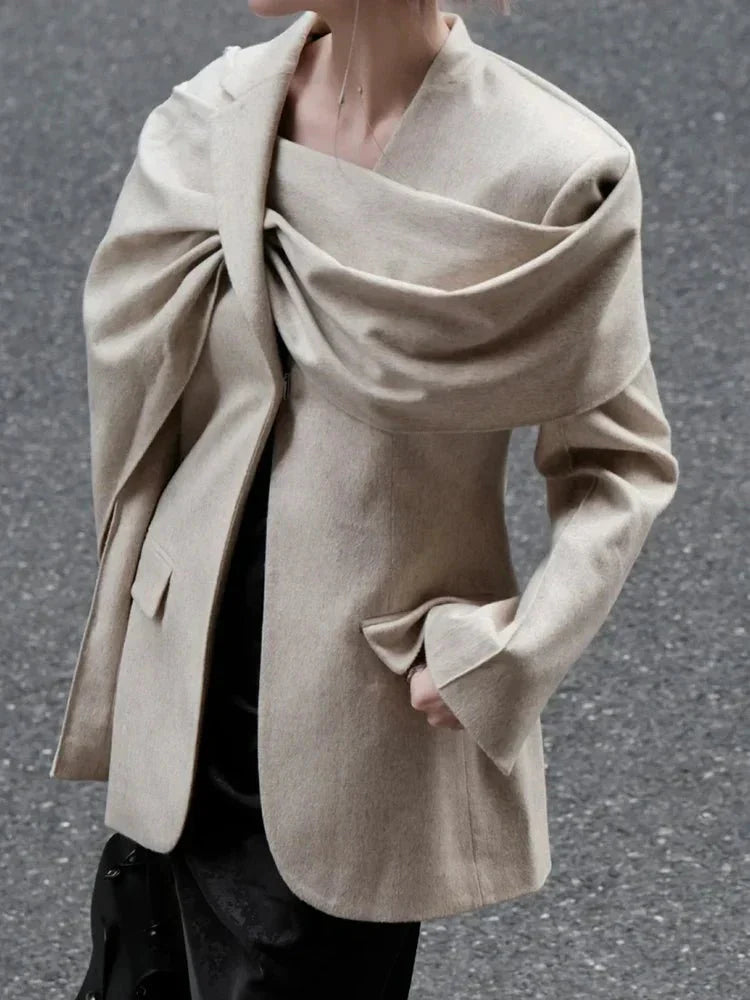 Drune | Lässige Chic Jacken für Damen mit Patchwork Bügeln
