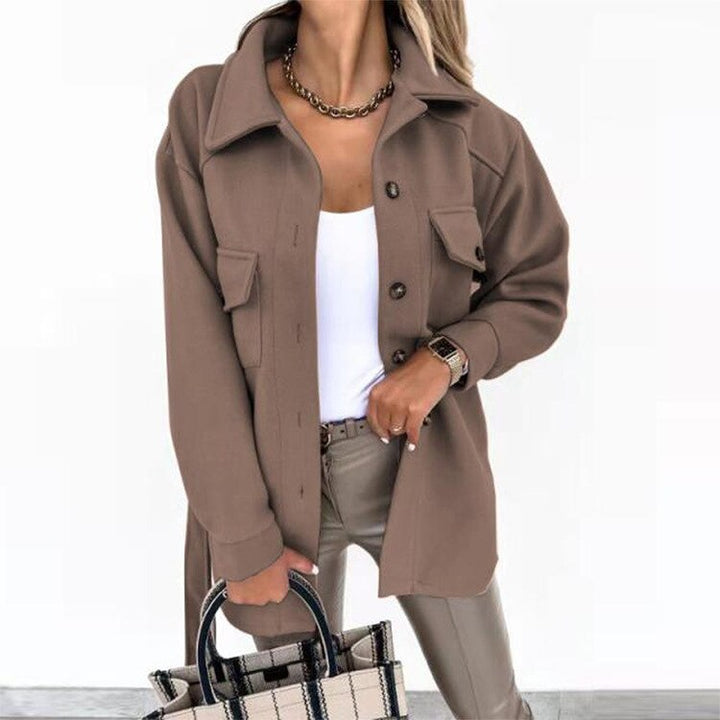 Drune | Stilvolle Wolle-Look-Jacke für Frauen