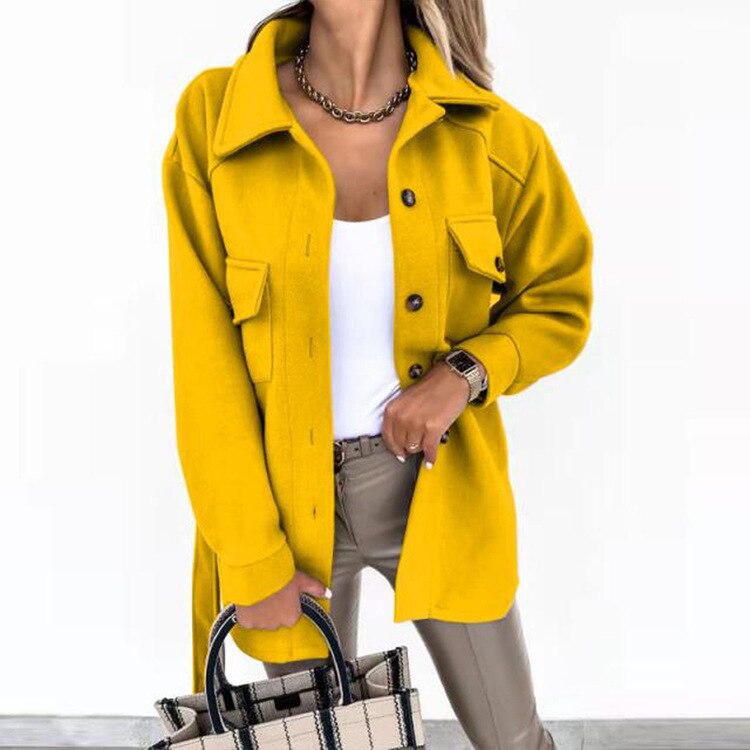 Drune | Stilvolle Wolle-Look-Jacke für Frauen