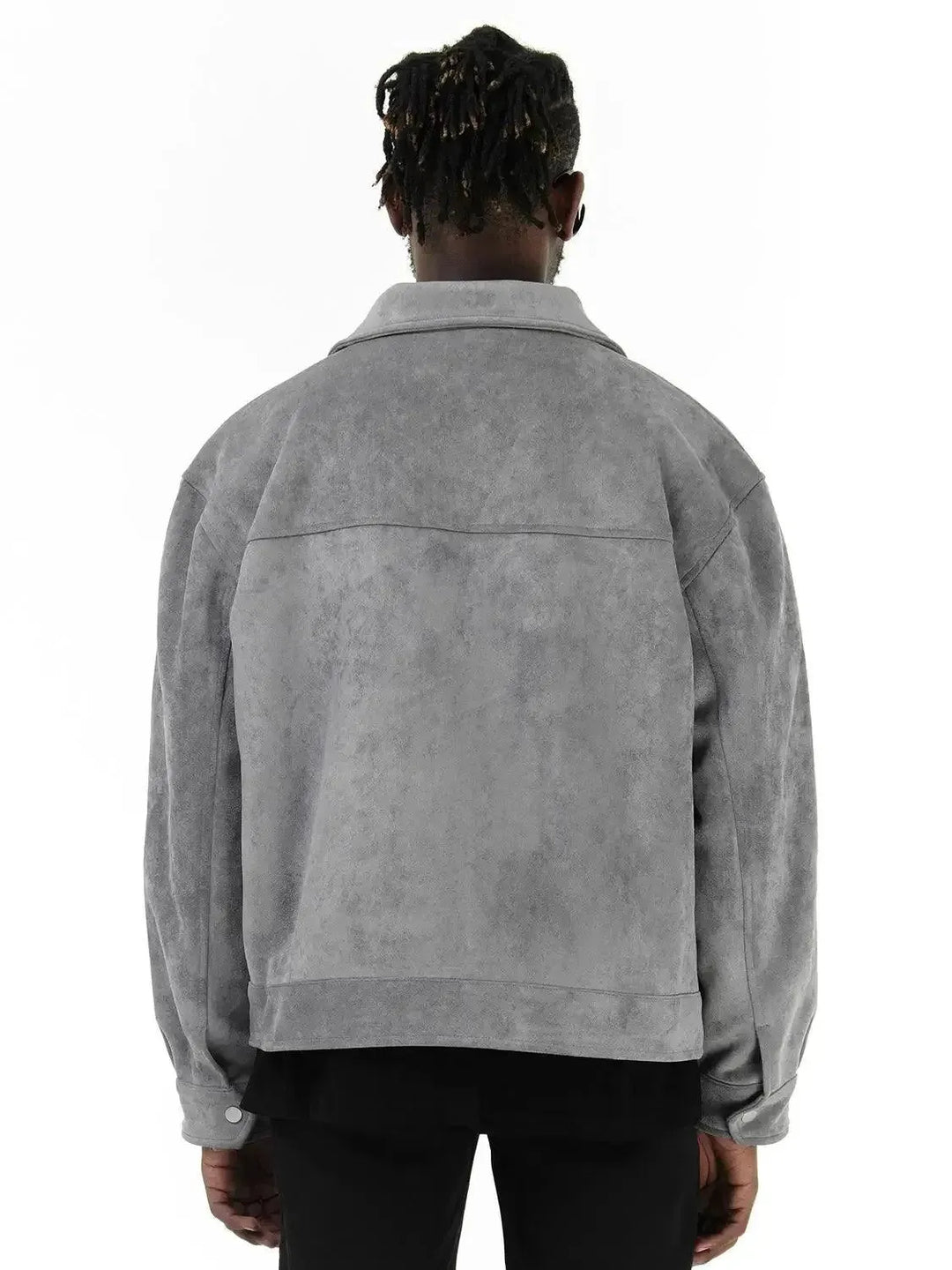 Drune | Wildleder Truckerjacke für Herren