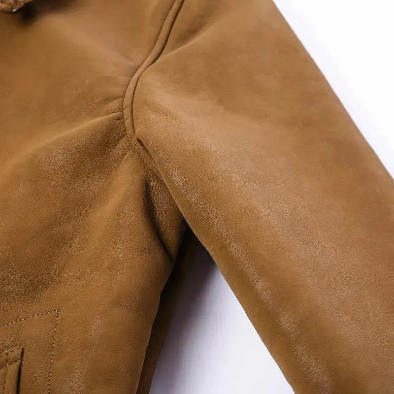 Drune | Schwedische Herren Wildlederjacke