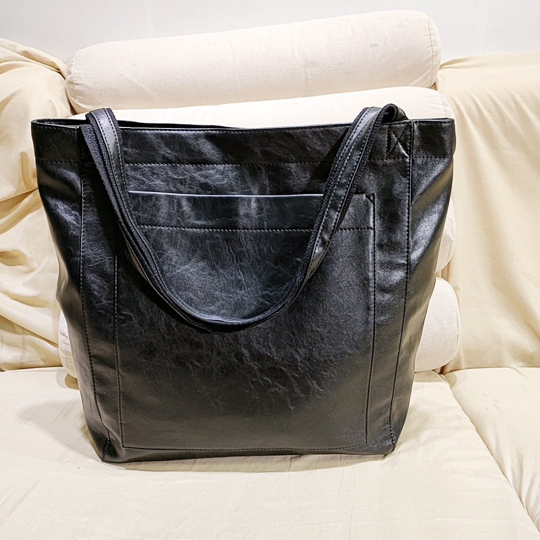 Drune - Damen Schultertasche aus veganem Leder