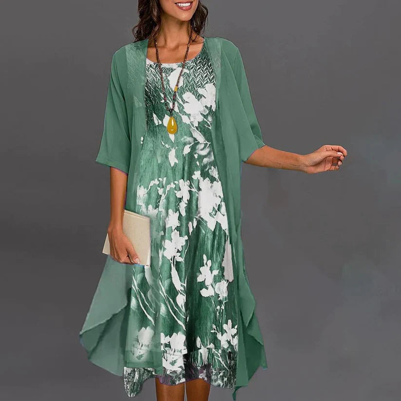 Drune | Elegante Blühende Setkleid