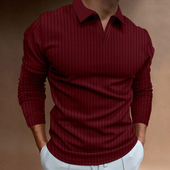 Drune - Lässiger Herrenpullover mit V-Ausschnitt