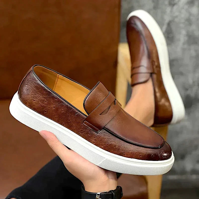 Drune Lässiger, Flacher Herren-Loafer