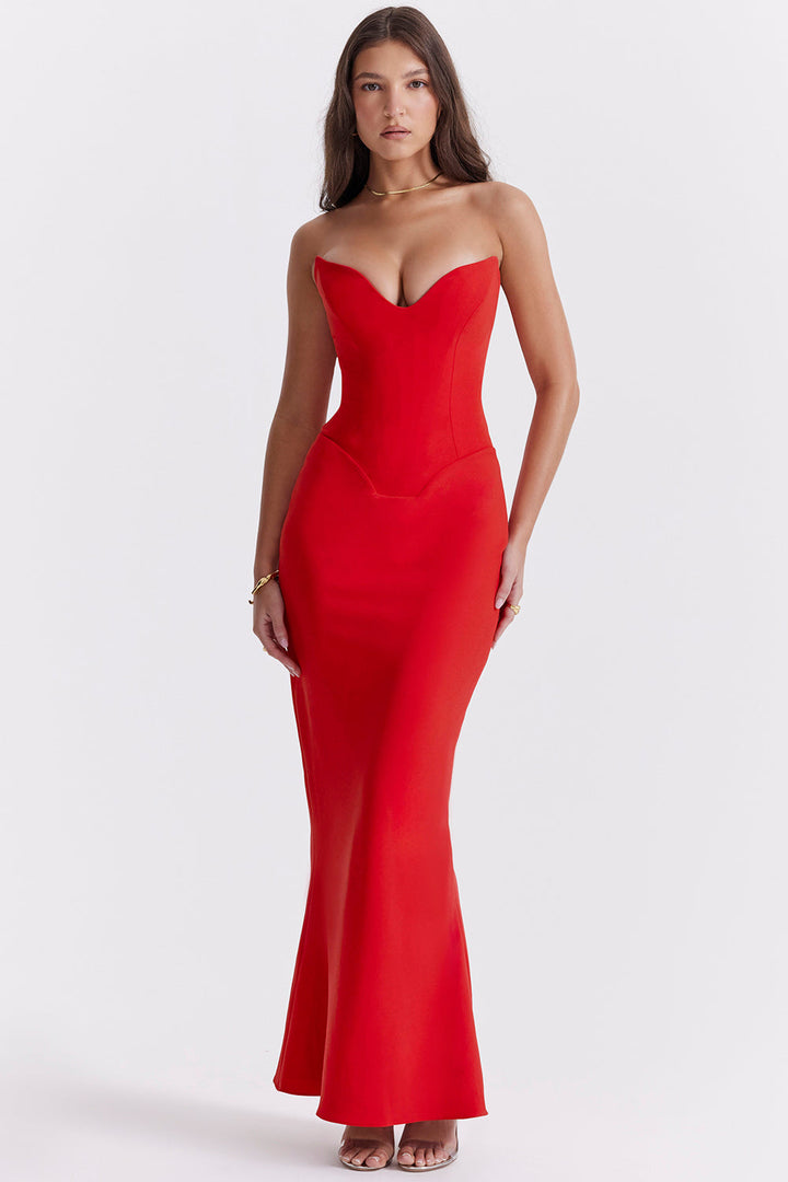 Drune | Trägerlose Korsettkleid