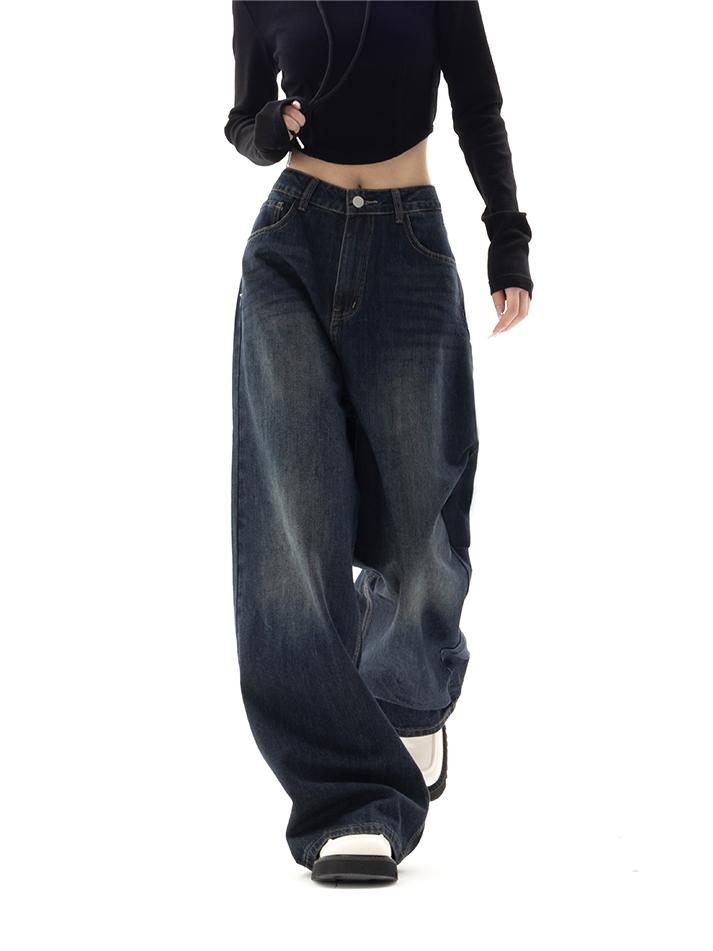 Drune | 90er Weinlese Baggy Boyfriend Jeans