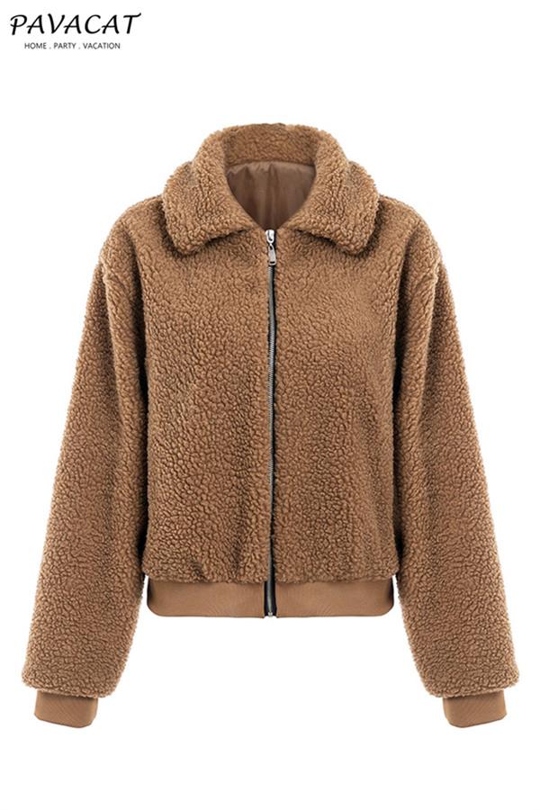 Drune | Bear Furry Kunstpelzjacke