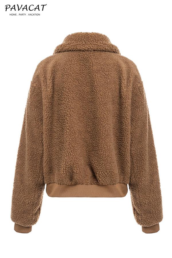 Drune | Bear Furry Kunstpelzjacke