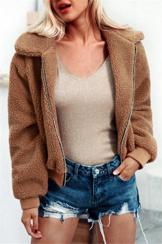 Drune | Bear Furry Kunstpelzjacke