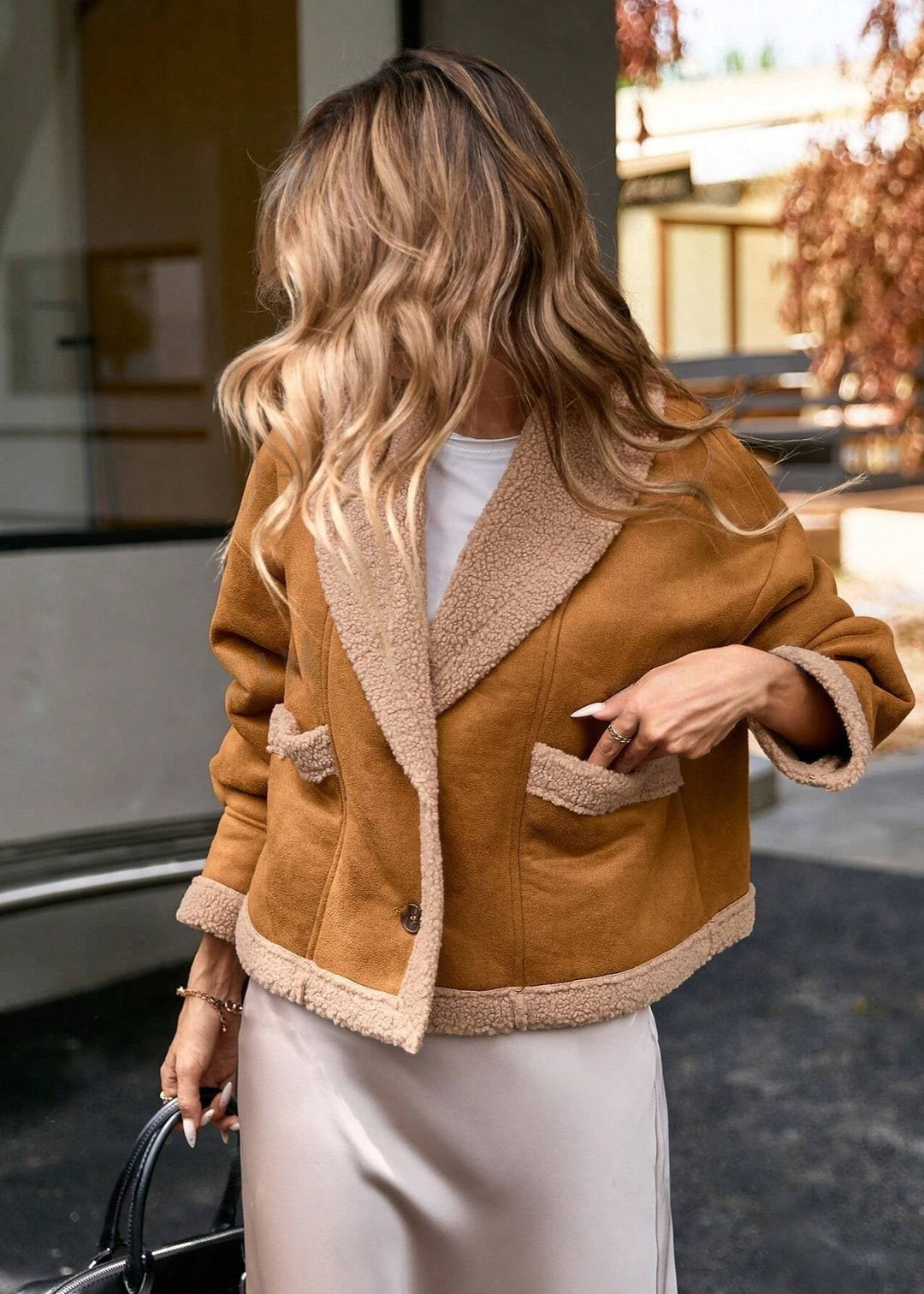 Drune | Wendbare Jacke mit Teddyfutter Weich und Warm Lässiger Chic