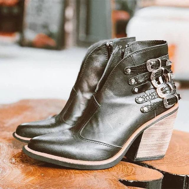 Drune | Ankle Boot Mit Absatz