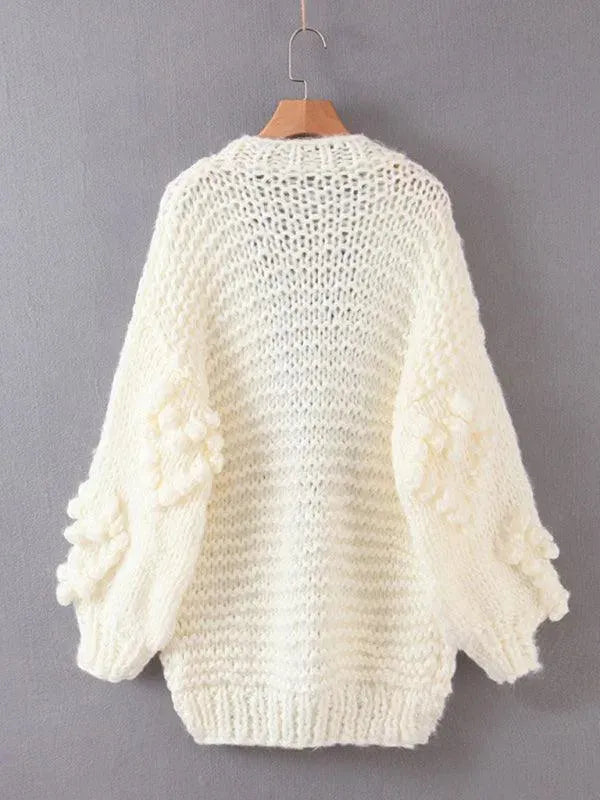 Drune | Gestrickter Twist Lockerer Strickjacke