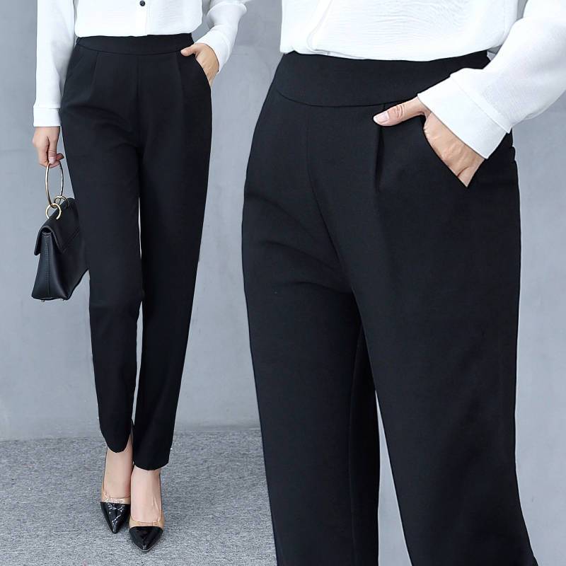 Drune | Dünne Seidenhose in Knöchellänge Mit Hohem Taillenbund Und Flexibler Bleistiftform