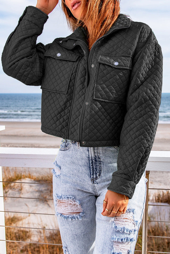 Drune | Dich Selbst Gekürzte Gesteppte Jacke