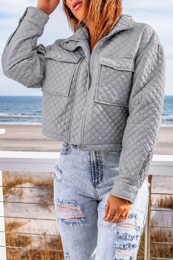 Drune | Dich Selbst Gekürzte Gesteppte Jacke