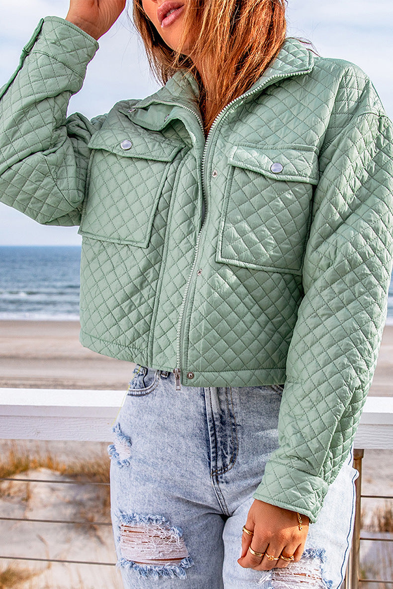Drune | Dich Selbst Gekürzte Gesteppte Jacke