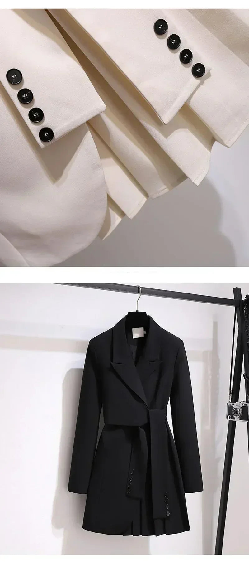 Drune | Eleganter Damen-Trenchcoat mit Gürtel
