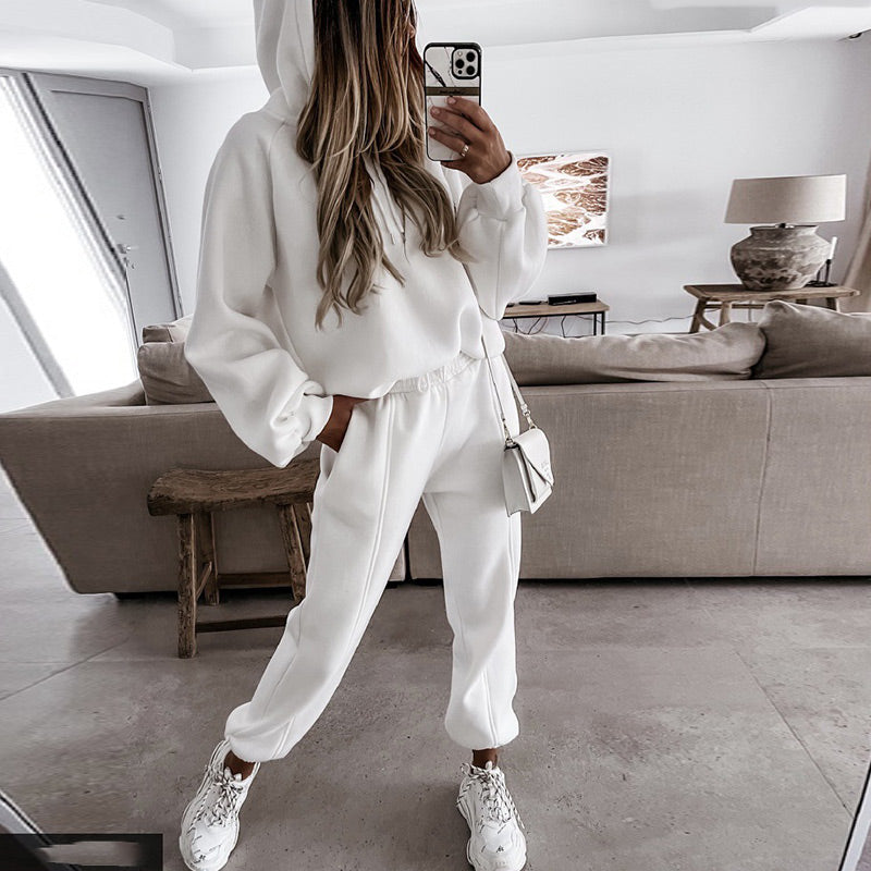 Drune | Bequemer 2 Teiliger Luxus Jogginganzug Für Frauen