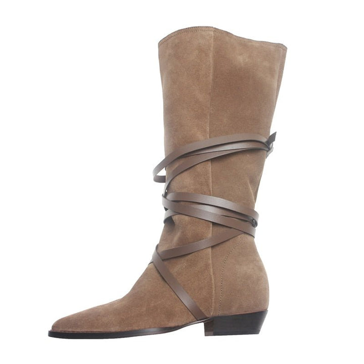 Drune | Bequeme Wildlederstiefel für Damen