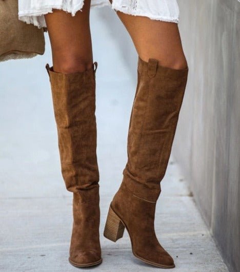 Drune | Bequeme Wildlederstiefel für Damen