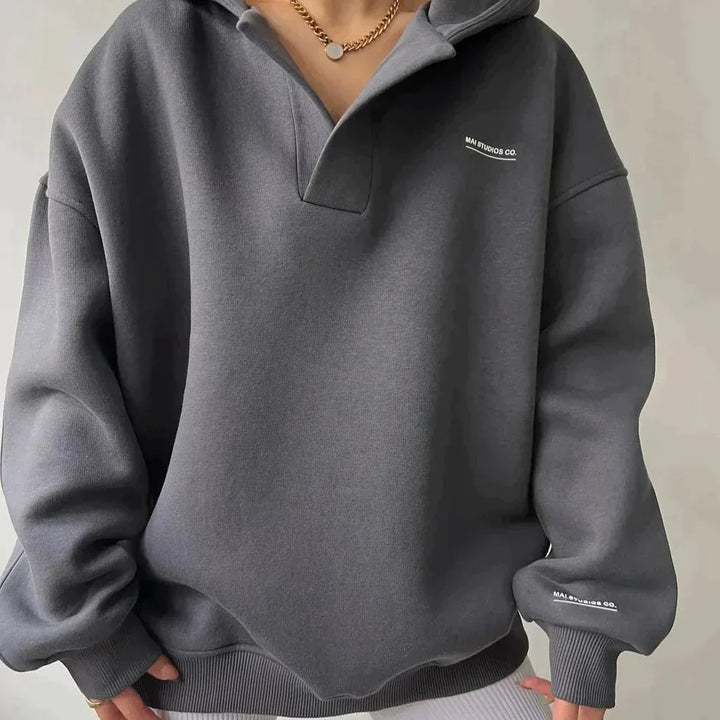 Drune | Trendy Oversized Damen Hoodie mit Kapuze