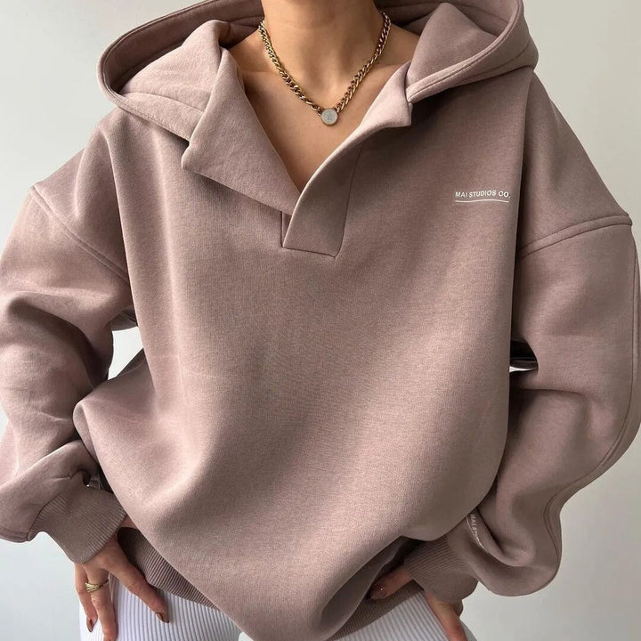 Drune | Trendy Oversized Damen Hoodie mit Kapuze