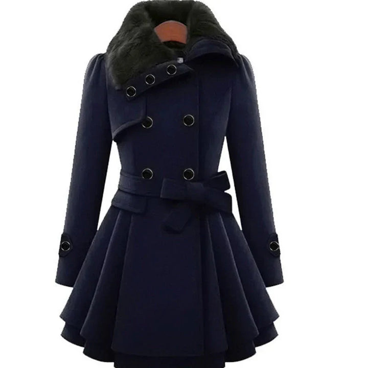 Drune | Elegante Damen Wolljacke mit Doppelknöpfen