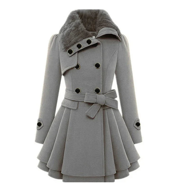 Drune | Elegante Damen Wolljacke mit Doppelknöpfen