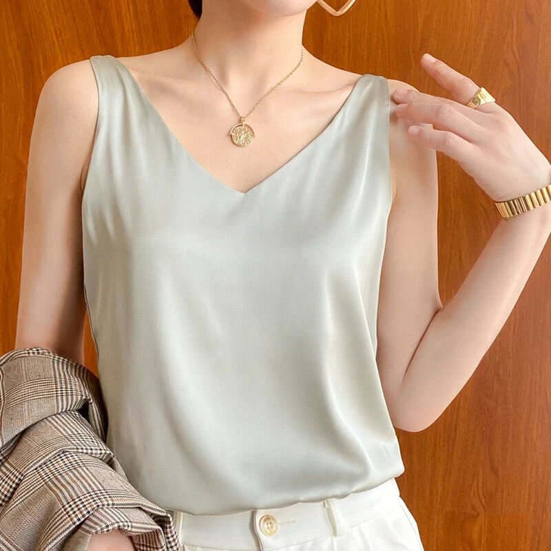 Drune | Seidig Weiches Tanktop für Frauen