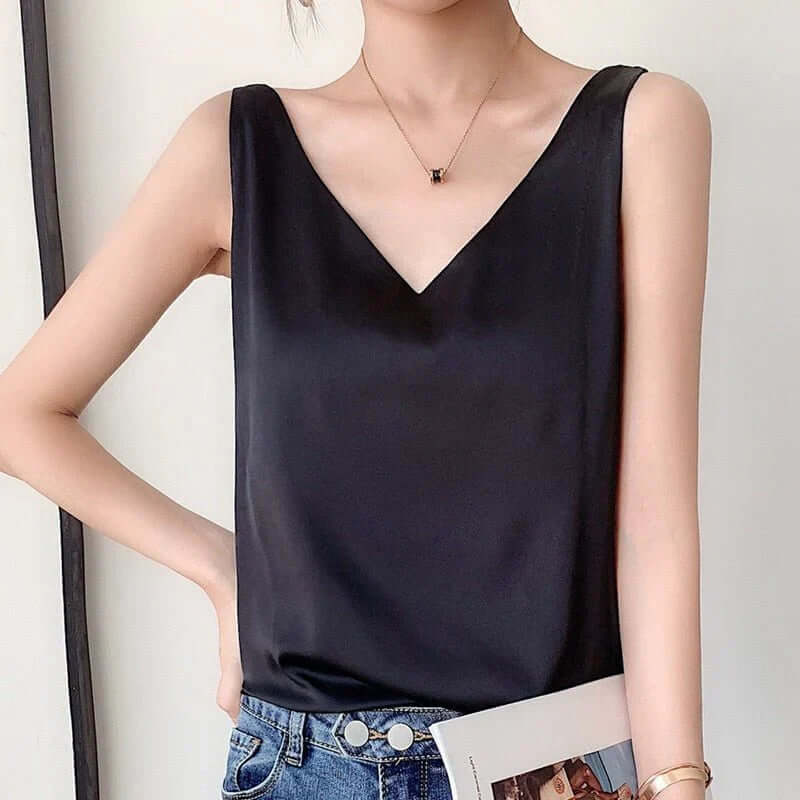 Drune | Seidig Weiches Tanktop für Frauen