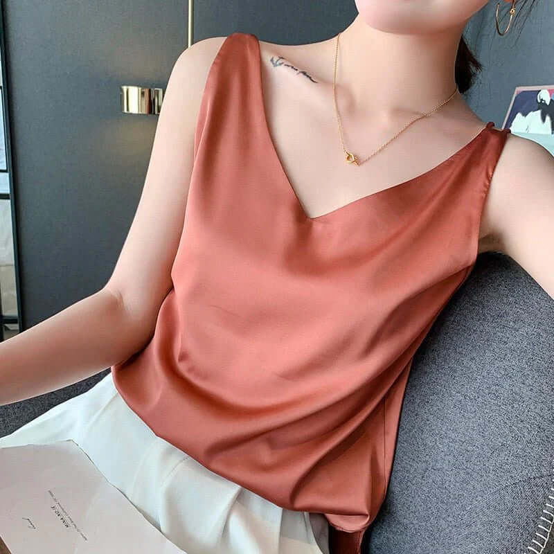 Drune | Seidig Weiches Tanktop für Frauen