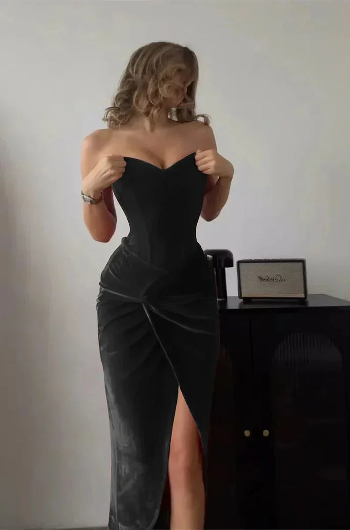 Drune | Sexy Strapless Spaghetti Dress