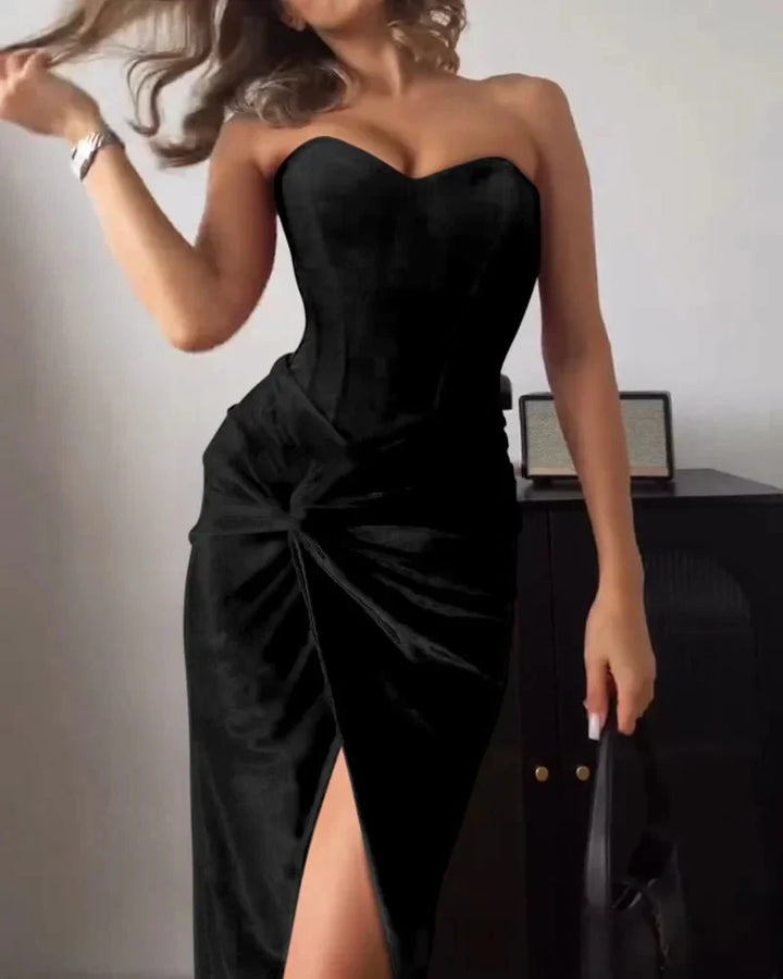 Drune | Sexy Strapless Spaghetti Dress