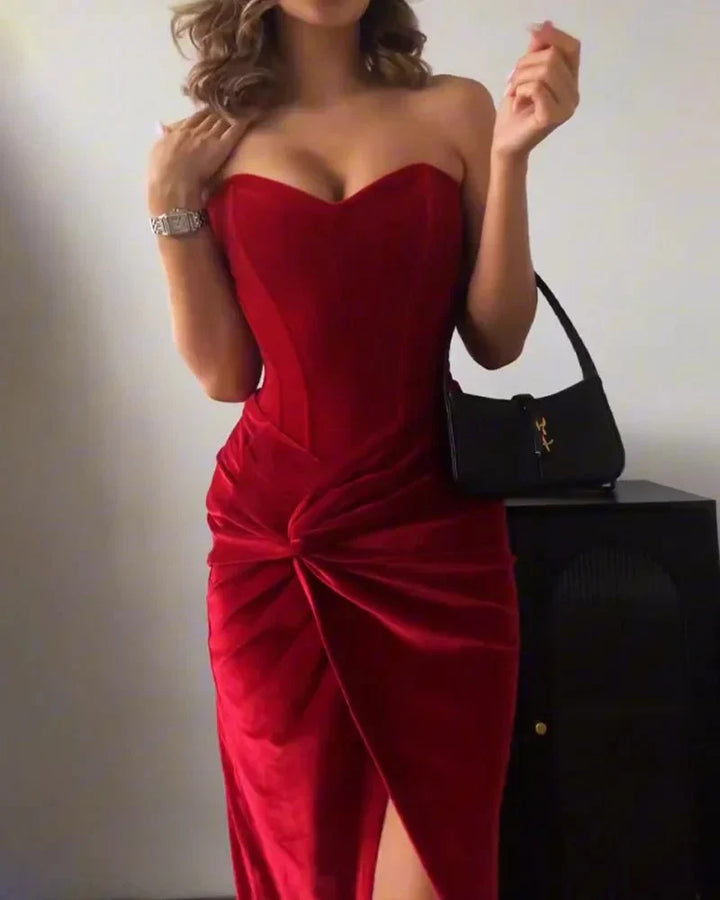 Drune | Sexy Strapless Spaghetti Dress