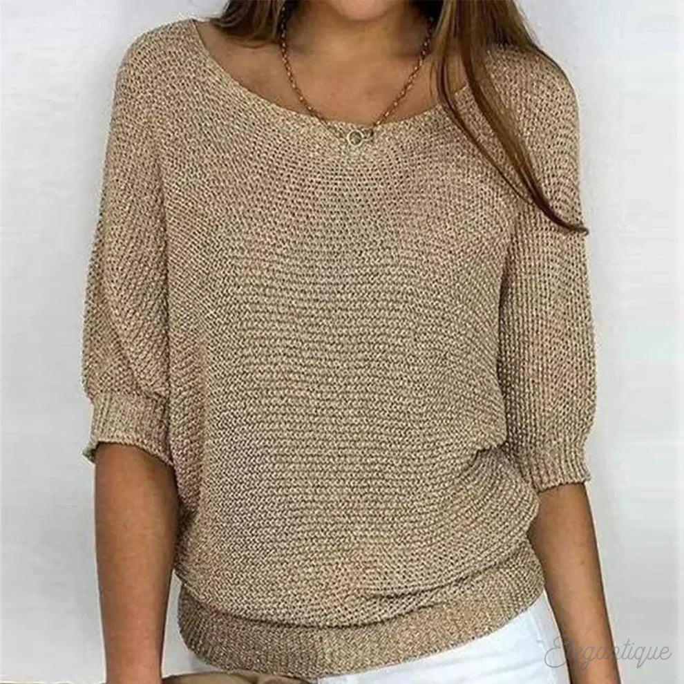 Drune | Schlichter Eleganter Pullover für Alltag und Büro