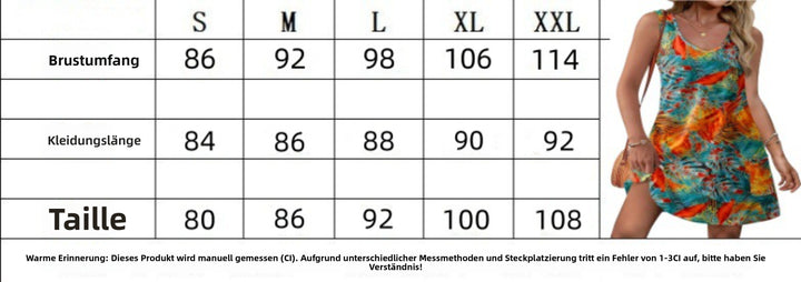 Drune | V-Ausschnitt ärmelloses Taschenkleid Weste Rock