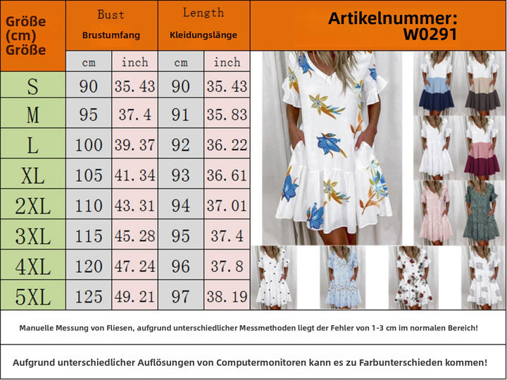 Drune | Pendelkleid mit V-Ausschnitt