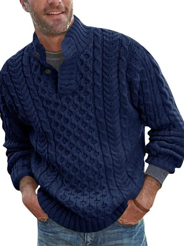 Drune | Collar Gestrickter Herrenpullover