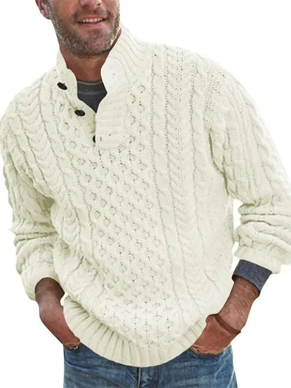 Drune | Collar Gestrickter Herrenpullover